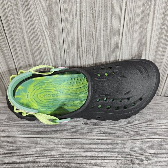 Crocs Echo Clog Shoes Spring Break Edition Black/Multicolored - Men\'s Size13 NEW main image 4